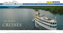 Desktop Screenshot of lakegeorgeshoreline.com